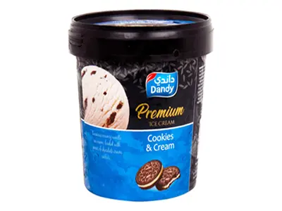 Dandy Premium Ice Cream Cookies & Cream 1L - view 1