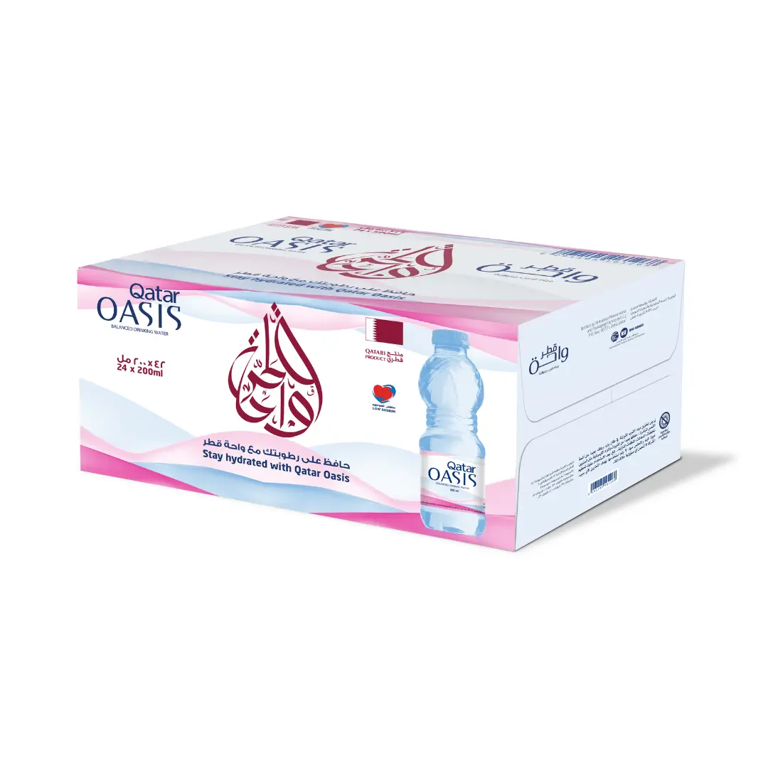 Qatar Oasis Drinking Water 200MLx24 Carton - view 1