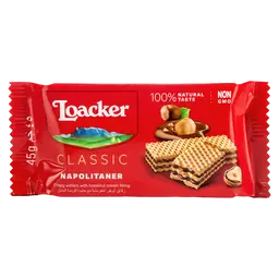 Loacker Classic Napolitaner Wafers Hazelnut 45 gm