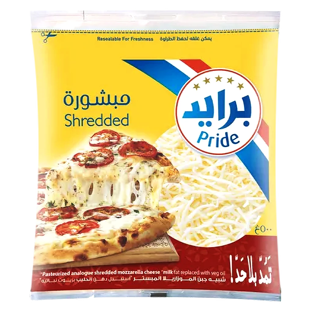 برايد جبنة موزاريلا مبشورة 400 جم