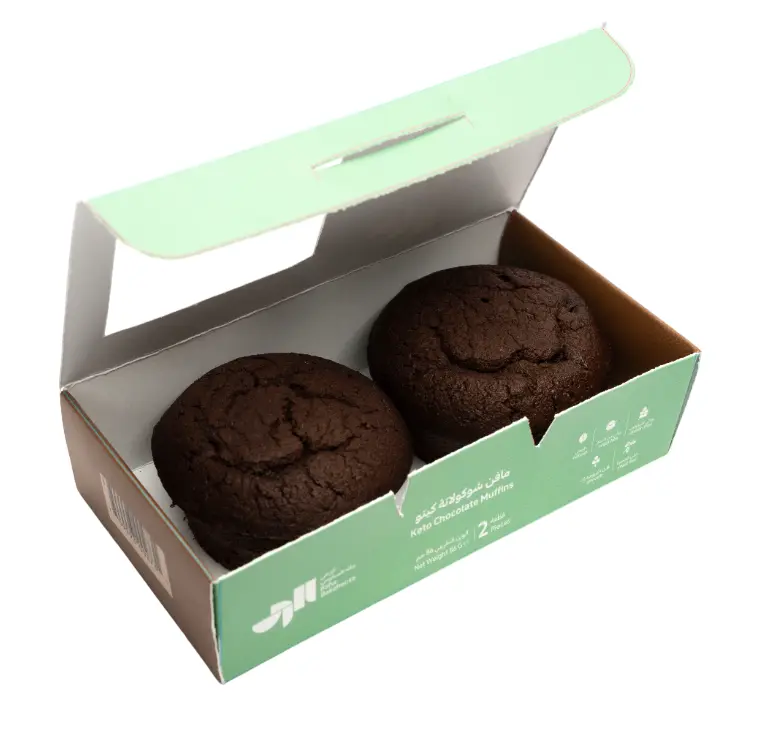 Raha Bakehouse Keto Chocolate Muffins 2pcs 86 gm - view 3
