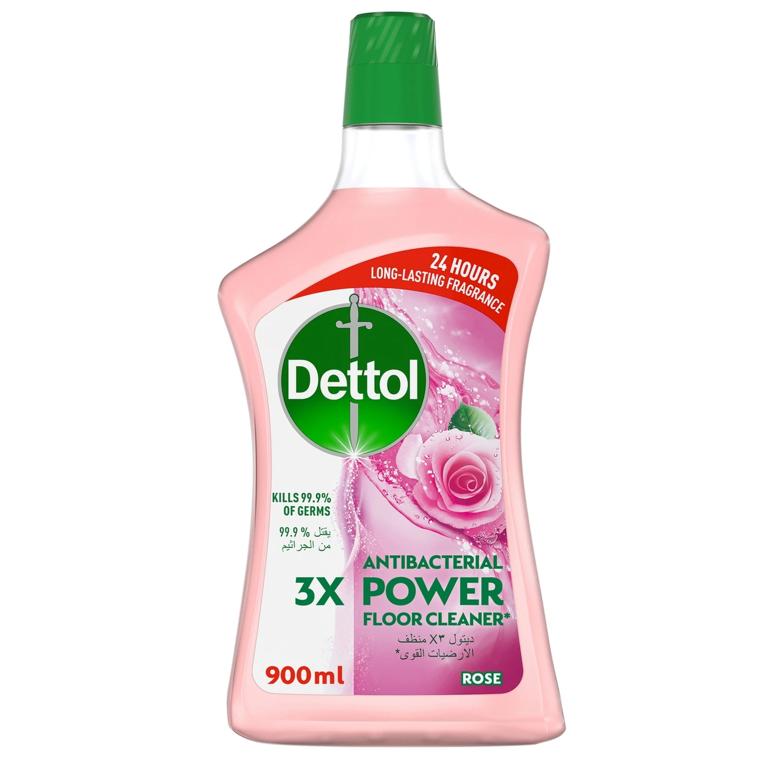Dettol Power Floor Cleaner Rose 900 ml