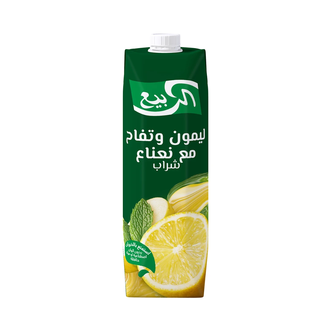 Al Rabie Lemon & Mint Premium Drinks 1L
