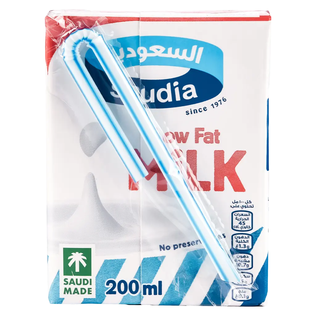 Saudia Low Fat Milk 200 ml - view 4
