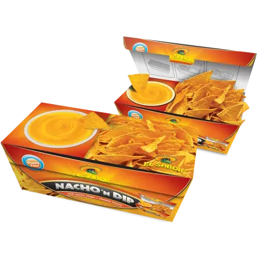 El Sabor Nachos Dip Chili Nacho Chips + Cheese Sauce 175G - view 5