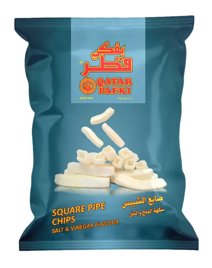 Qatar Pafki Square Pipe Chips Salt & Vinegar Flavour 55 gm - view 1