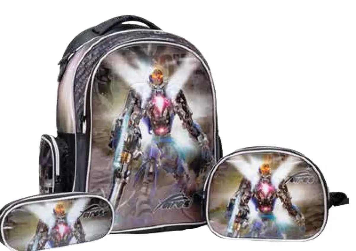 Fares Fighting School Bag With Pencil Case and Lunch bag  13 inch - view 4