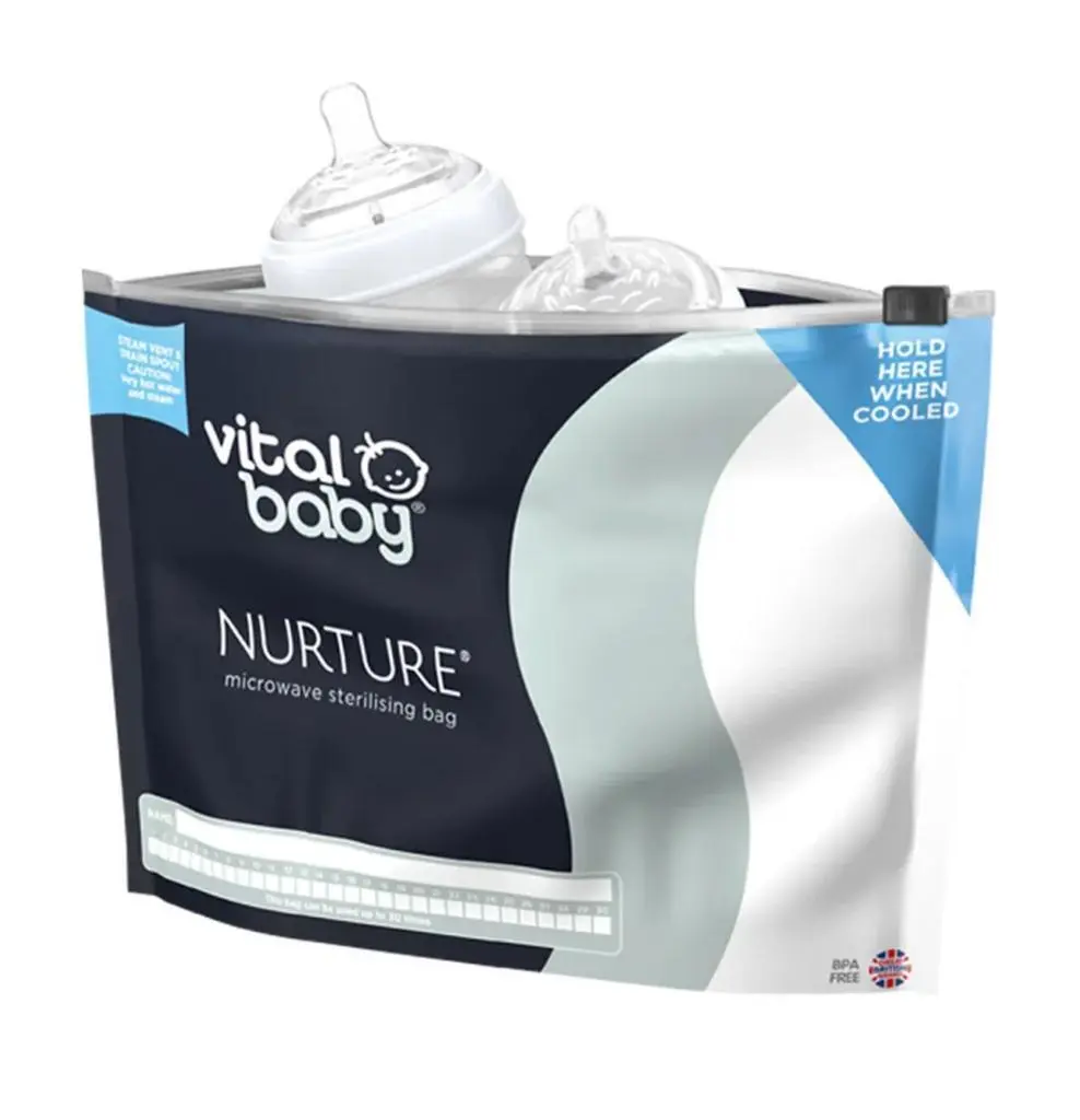 Vital Baby Nurture Microwave Sterilising 5 Bags  - view 4