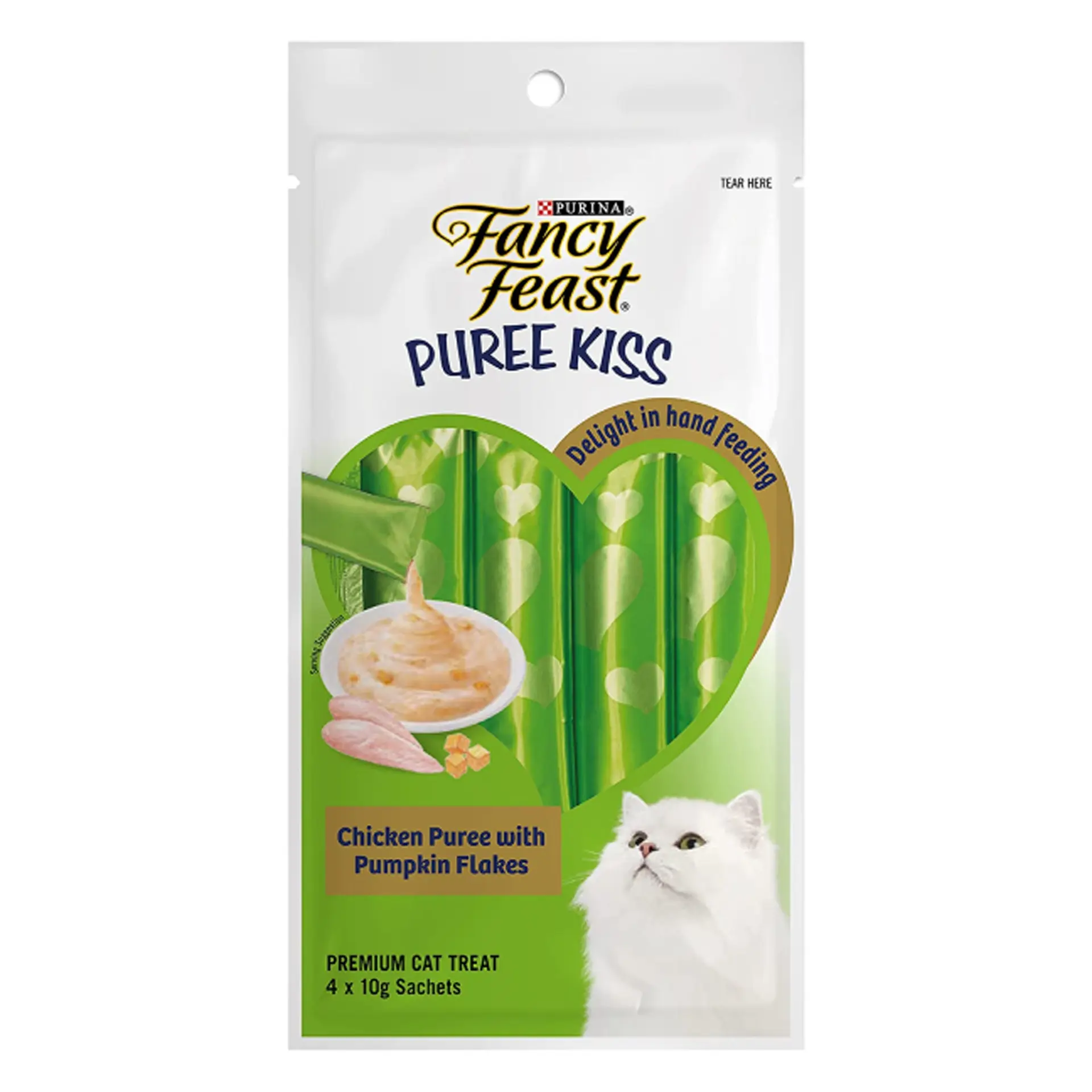 Purina Fancy Feast Chicken Puree With Pumpkin Flakes 40 gm - view 2