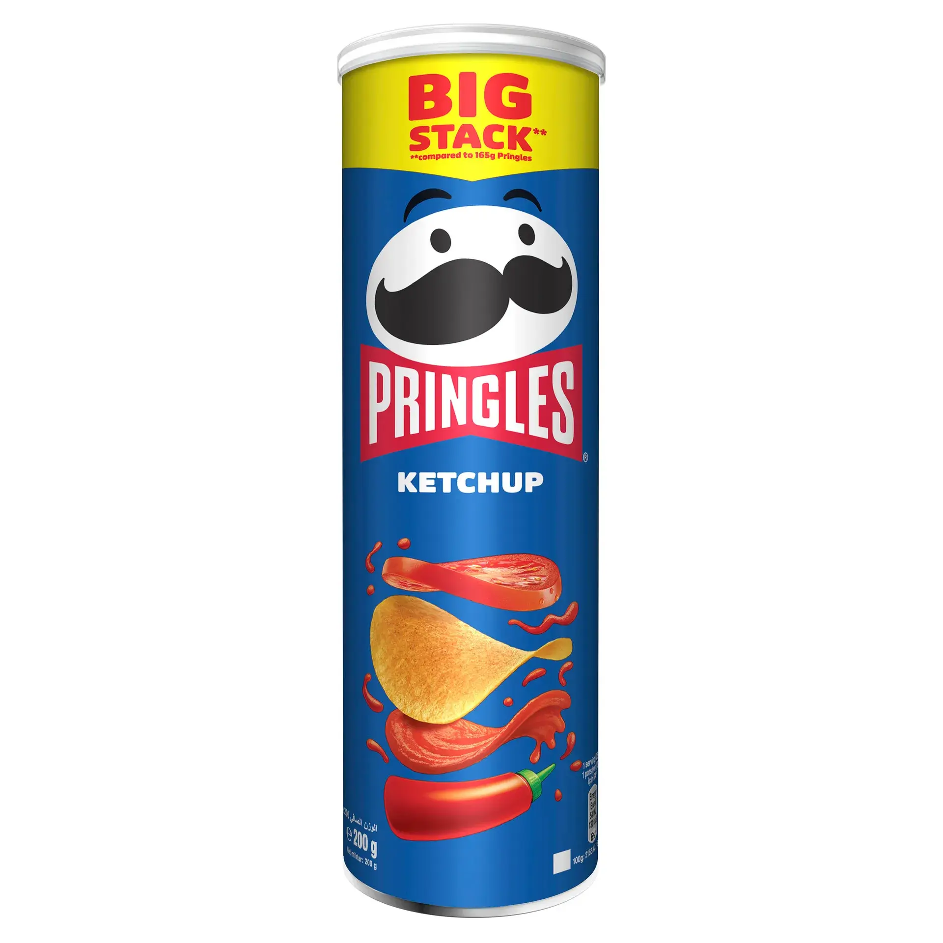 Pringles Potato Chips Ketchup Flavour 200 gm - view 6