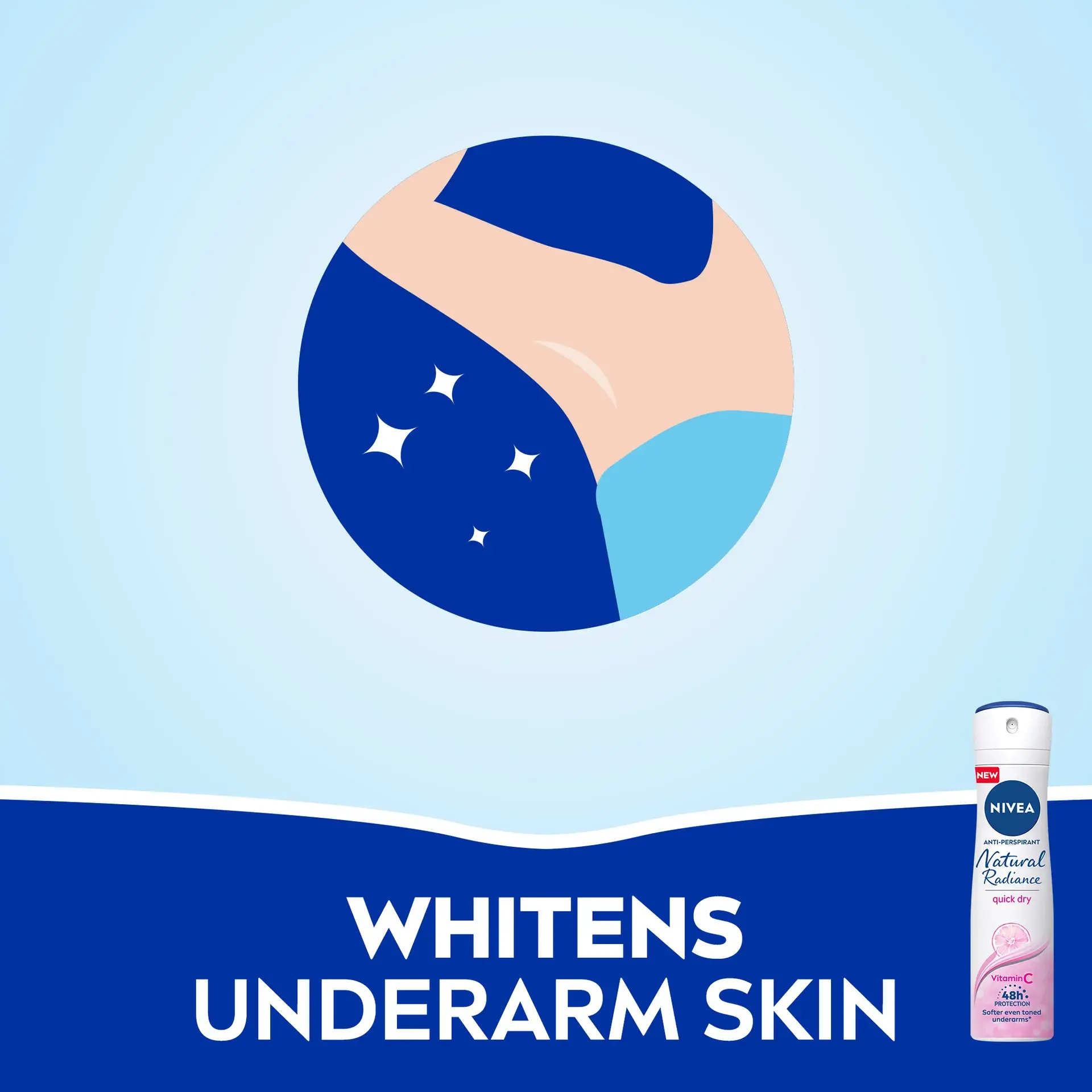 Nivea Antiperspirant Deodorant Spray Natural Fairness For Women 150 Ml - view 3