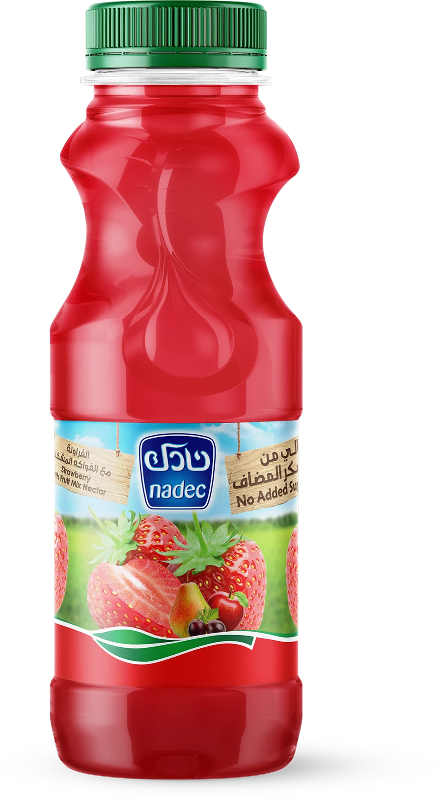 Nadec Strawberry Juice With Fruit Mix Nectar 300 Ml