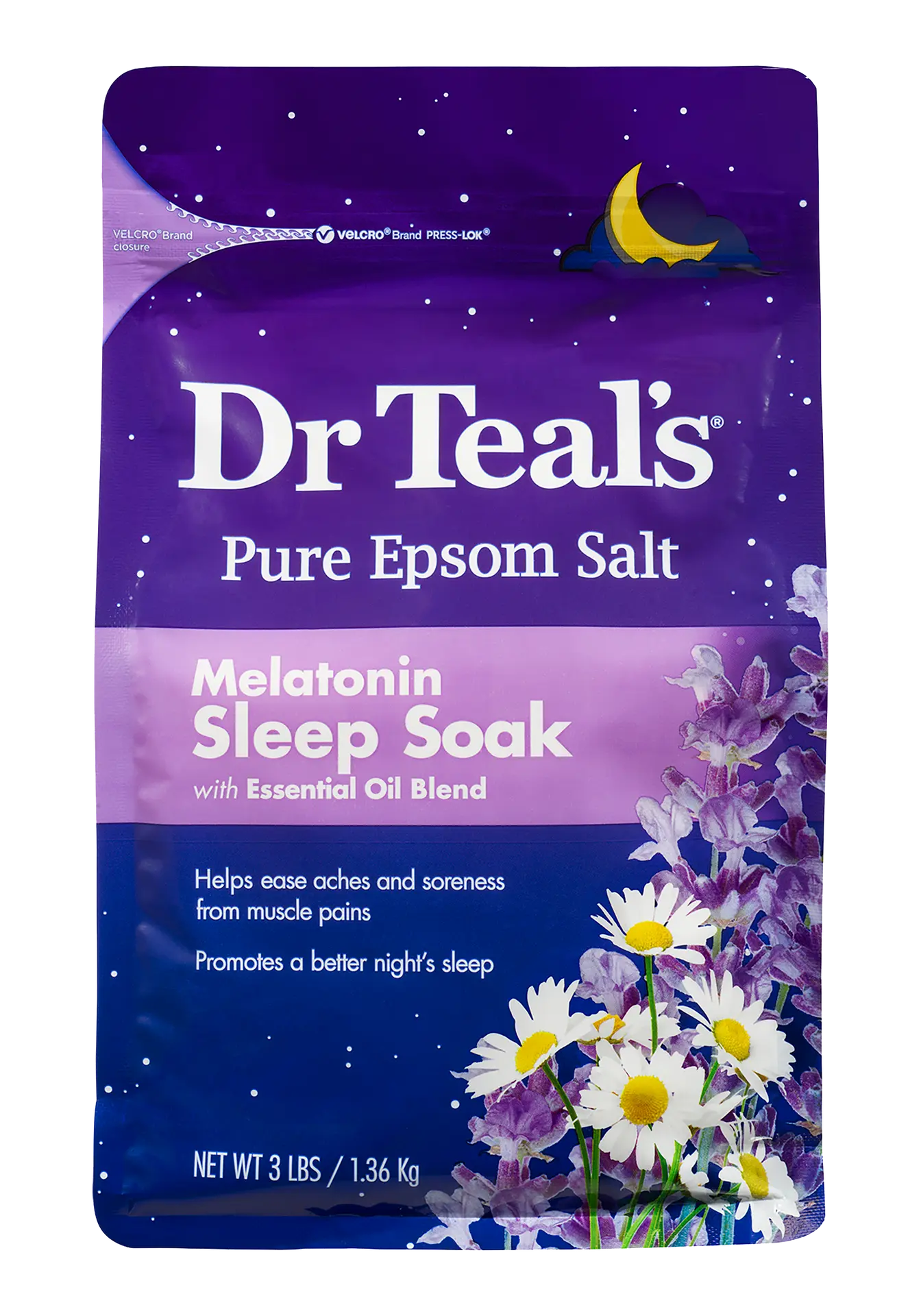 Dr Teal'S Epsom Soaking Salt Melatonin Sleep 1360 gm - view 4