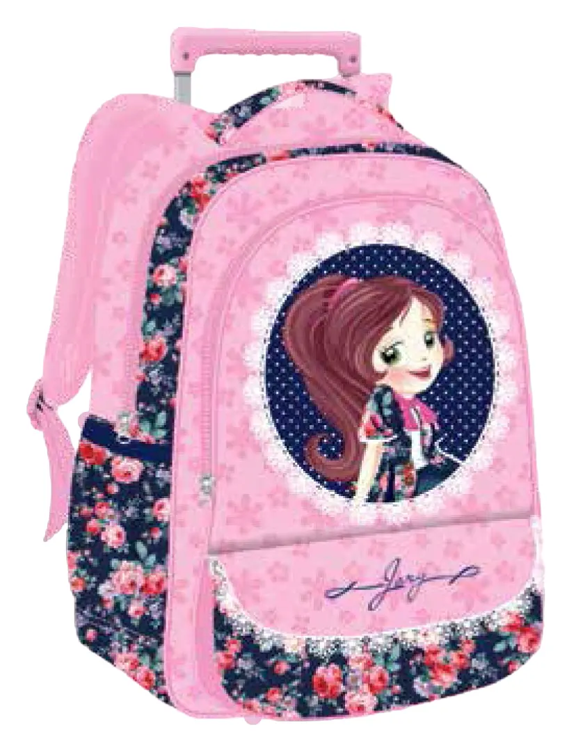 Jory Girle School Trolly Bag With Pencil Case and Lunch bag  16 inch - view 3