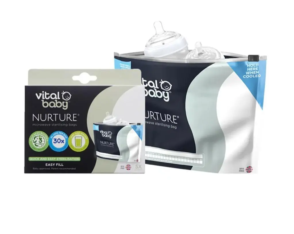 Vital Baby Nurture Microwave Sterilising 5 Bags  - view 5