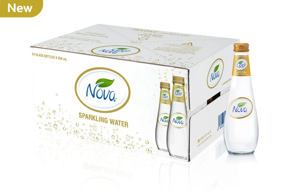 Nova Sparkling Water glass 24 Pcs 250 ml