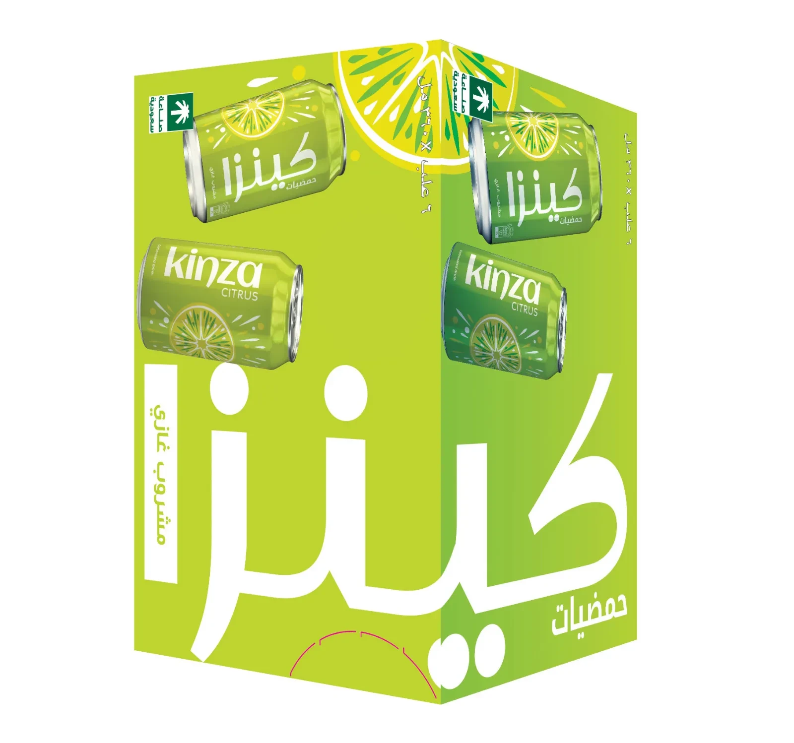 Kinza Citrus Carbonated Drink 360MlX6