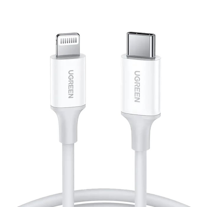 Ugreen Charging And Sync Data Cable Usb-C To Lightning 1 m White - view 2