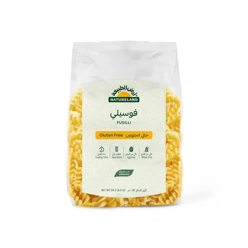 Natureland Organic Pasta Gluten Free Fusilli 250 Gm