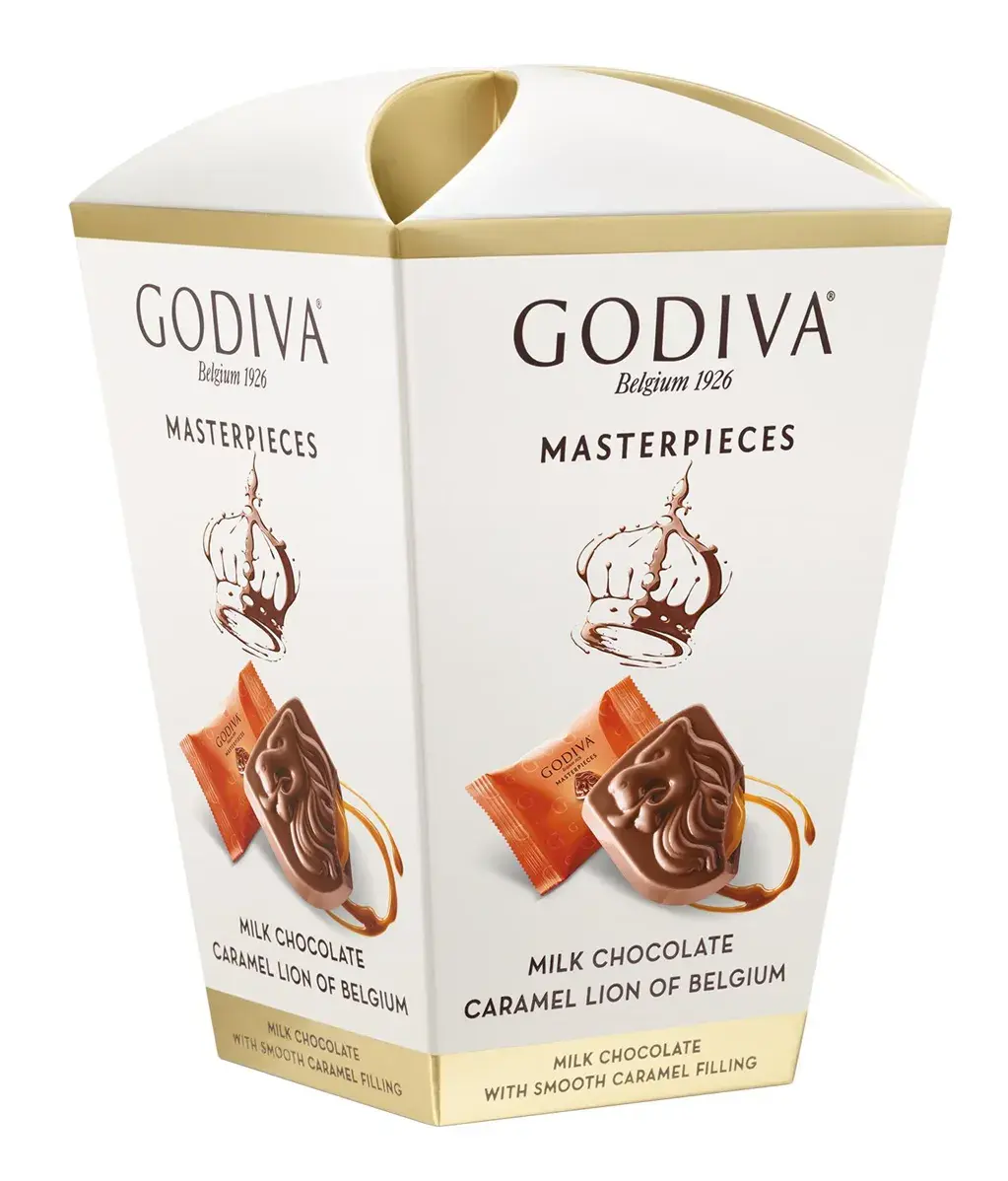 Godiva Milk Chocolate Caramel Lion Of Belgium Chocolate 119G - view 1