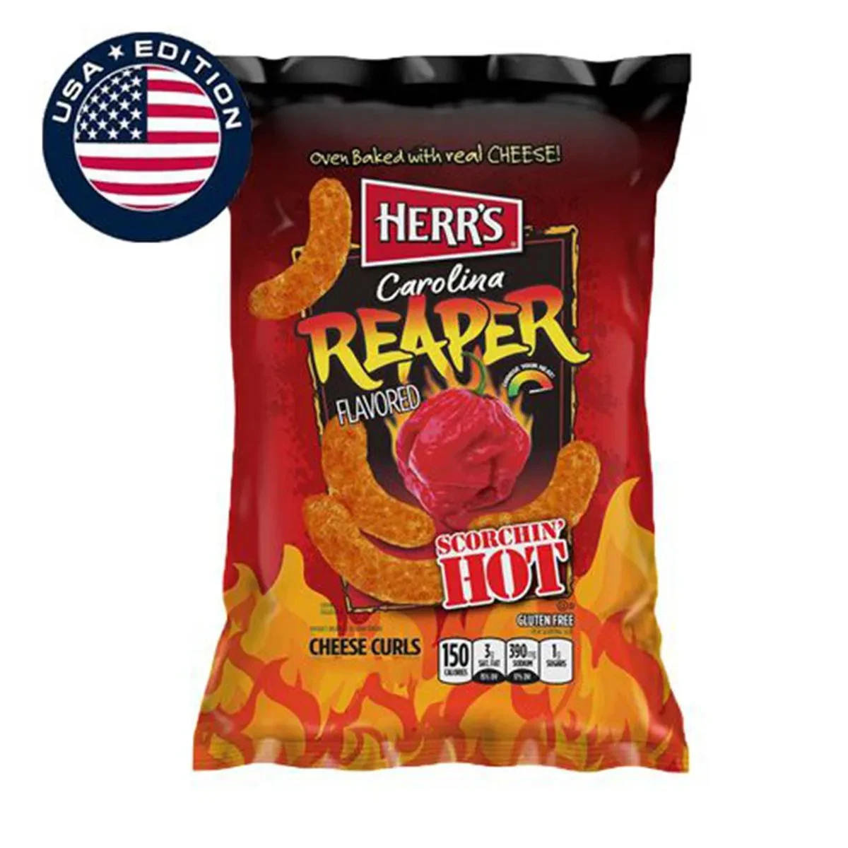 Herr's Carolina Reaper Curl 170 gm