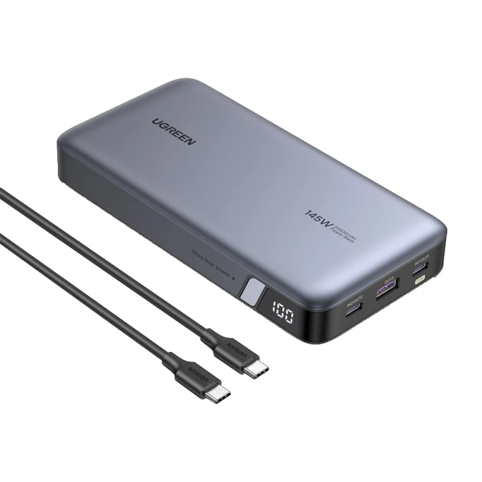 Ugreen Power Bank 25000Mah 145W Two-Way Fast Charging Gray