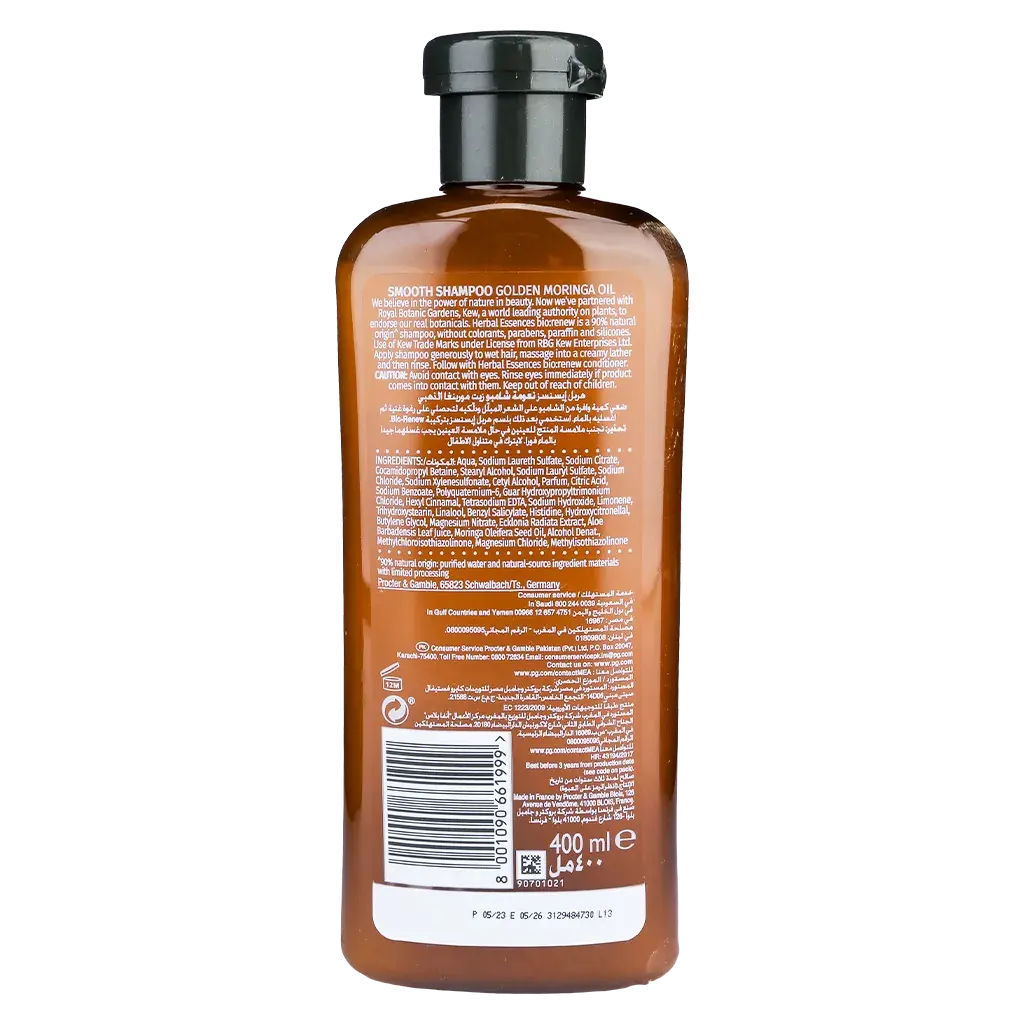 Herbal Essences Shampoo Golden Moringa Oil 400 Ml - view 2