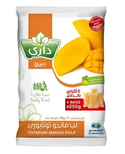 Dari Totapuri Mango Pulp Wos 1 kg