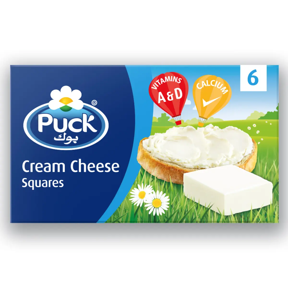 Puck Cream Cheese Squares 6 pcs 108 gm - view 9