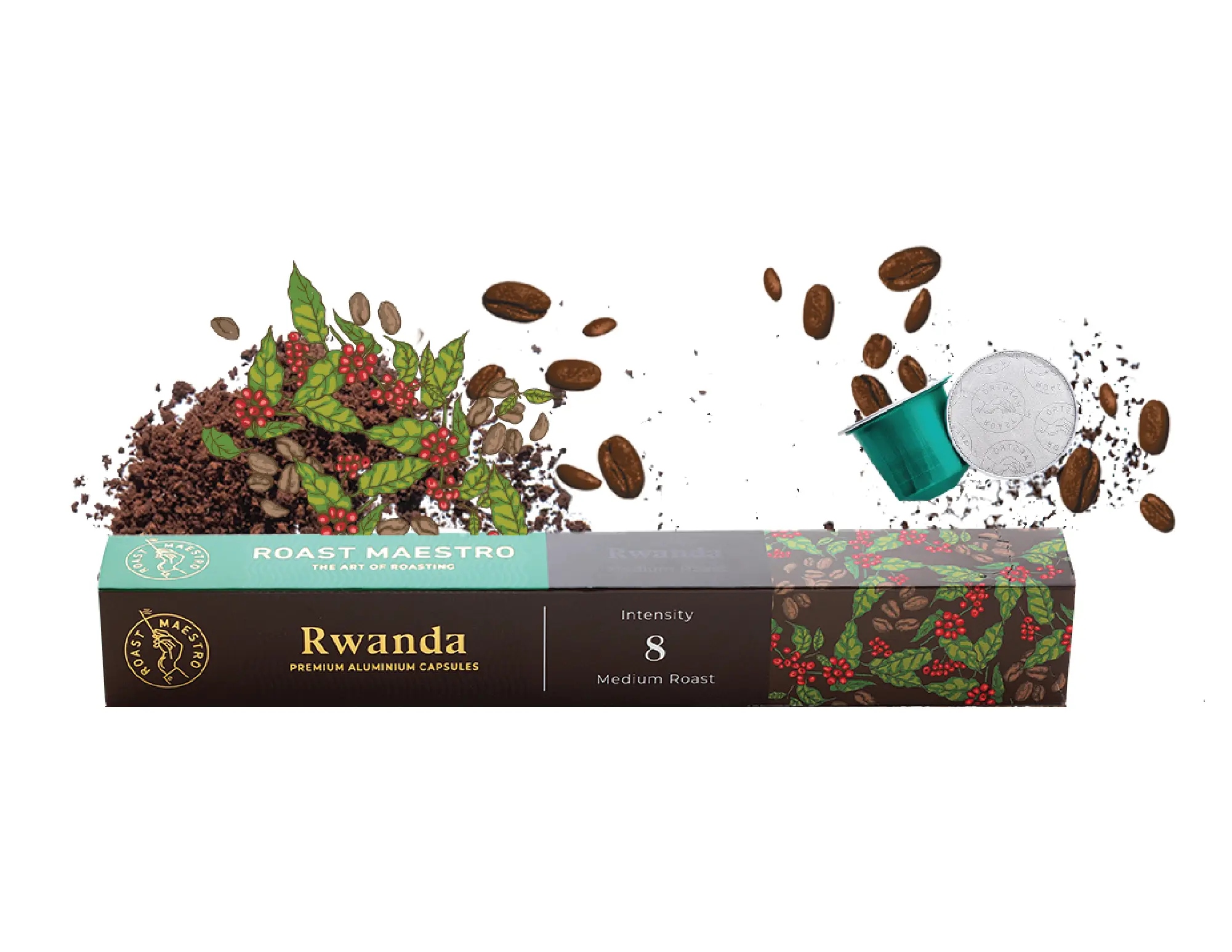 Roast Maestro Rwanda Coffee 10 Capsules - view 5
