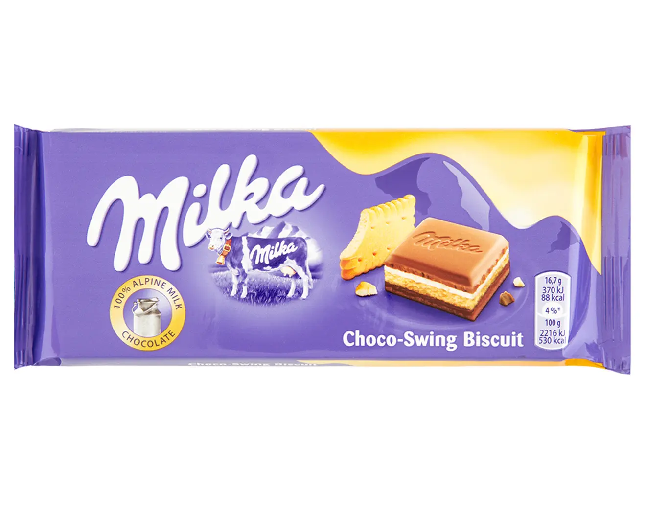 Milka Blocks Cream & Biscuits 100 gr - view 2
