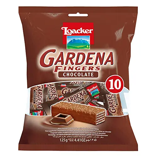 Loacker grardena Fingers Wafer Chocolate 125 gm - view 1