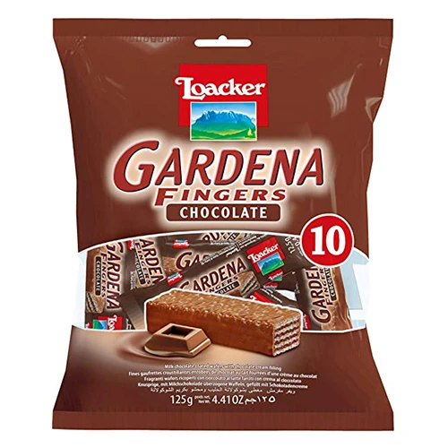 Loacker grardena Fingers Wafer Chocolate 125 gm
