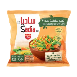 Sadia Mixed Vegetables With Corn Frozen 450 gm