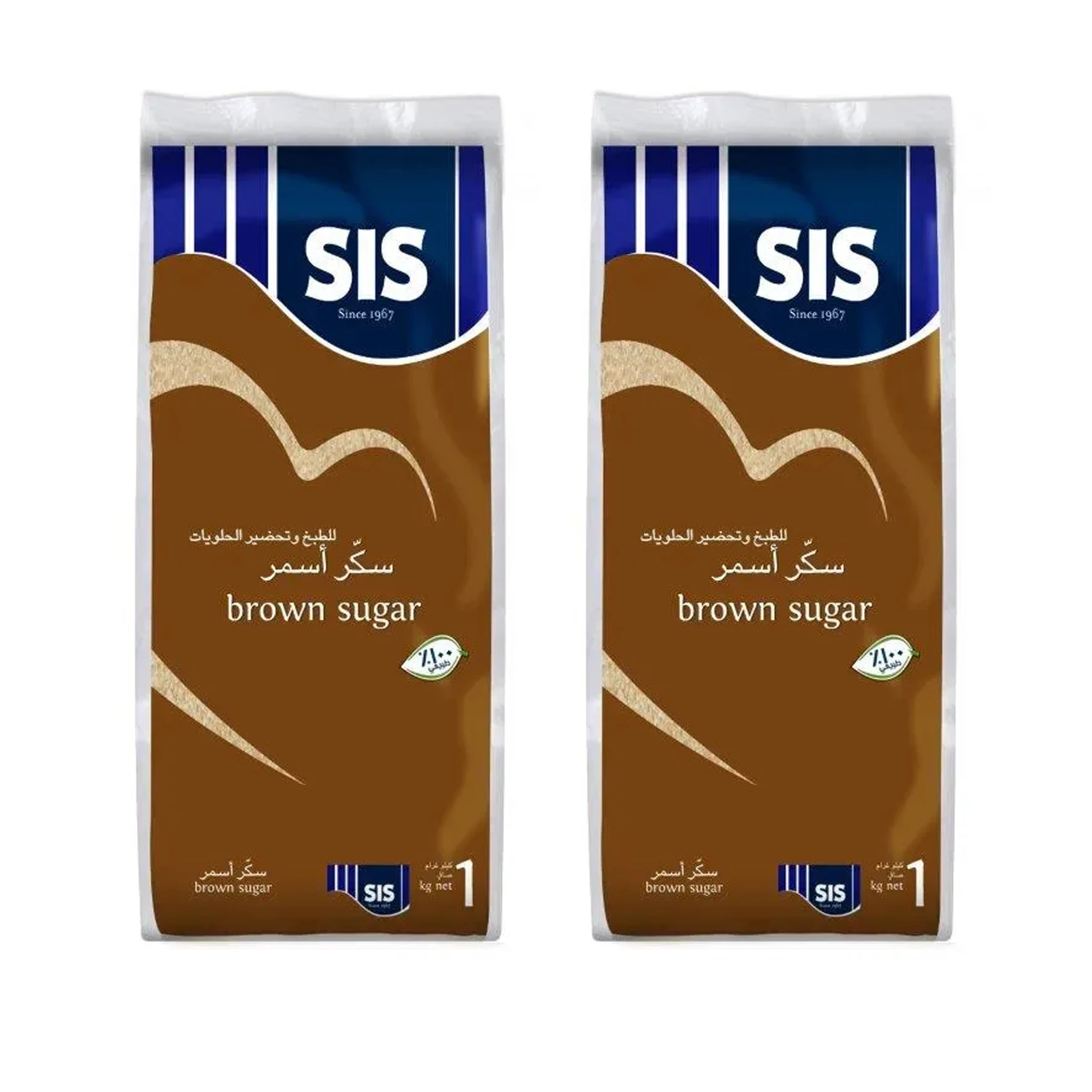 اس اي اس سكر بني 1 كجم 2 حبة