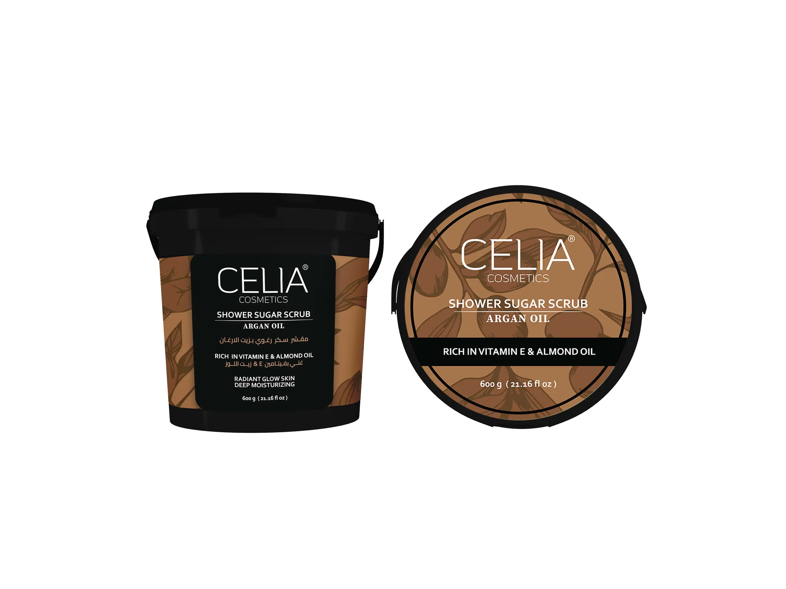Celia Shower Sugar Scrub Argan Oil 600 gm - view 4