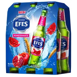 Efes Non Alcoholic Malt Beverage Pomegranade 6X330ML