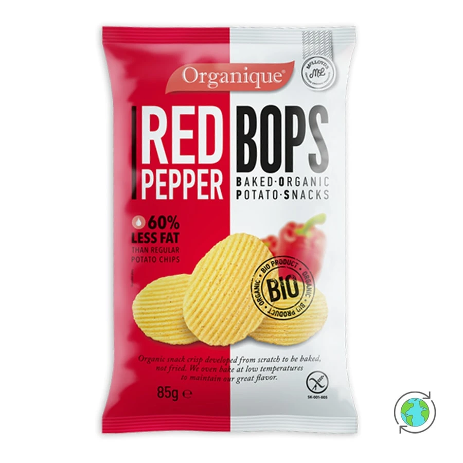 Mclloyd´S Baked Organic Potato Snack Red Pepper 85 gm
