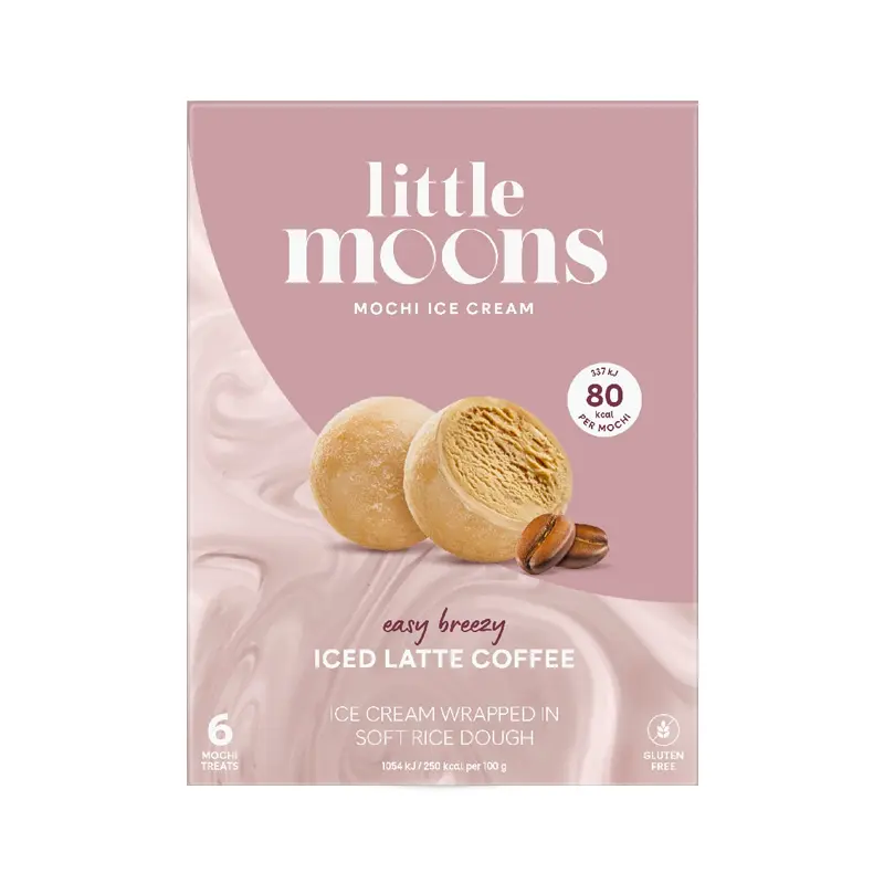 Little Moons Iced Latte Coffee Ice Cream Mochi 192 gm - view 1