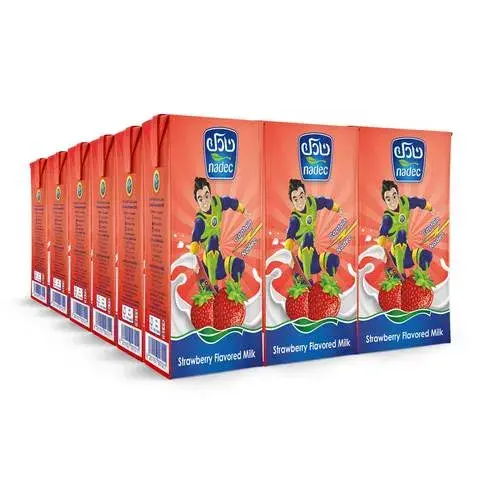 Nadec Strawberry Milk 185MlX18 - view 4