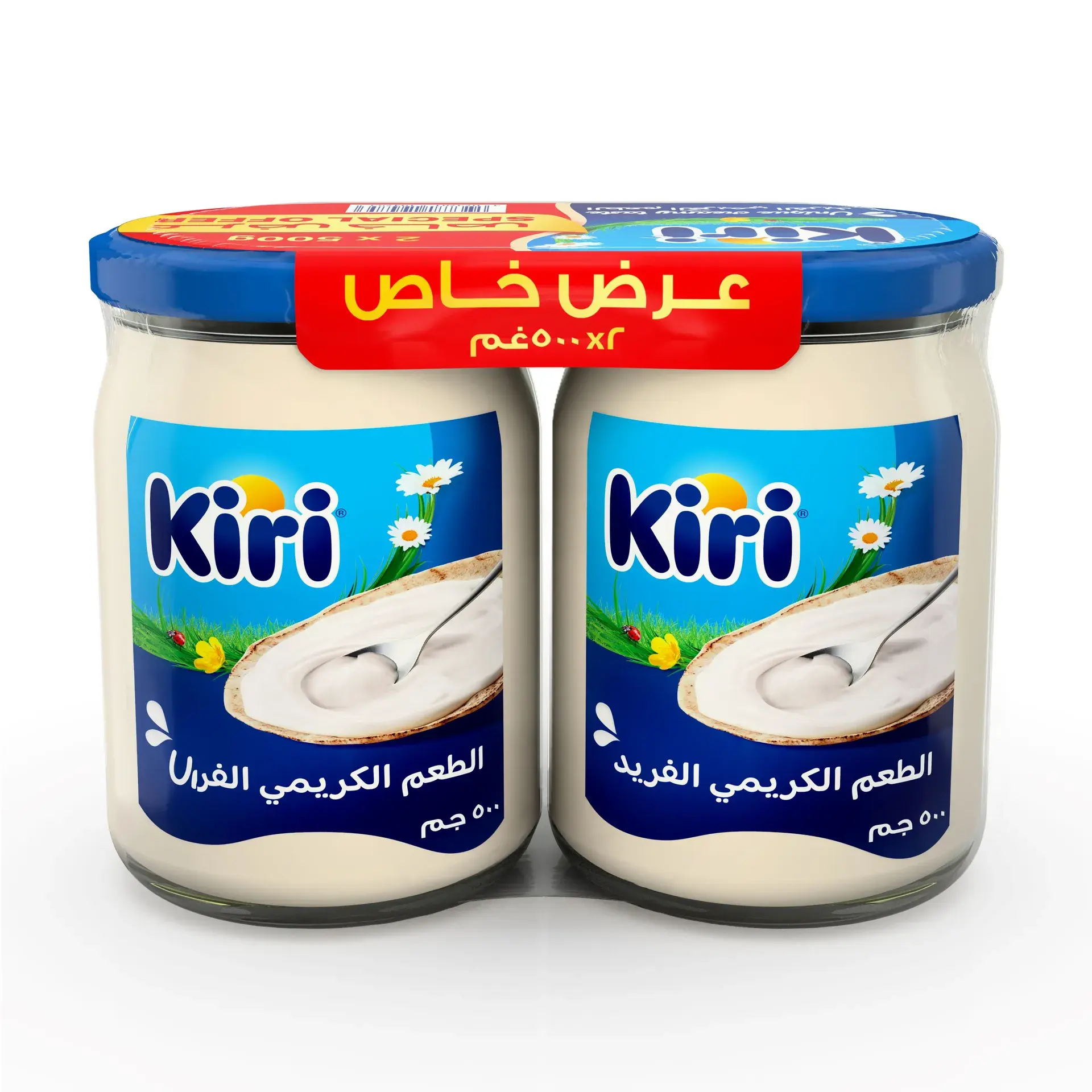 Kiri Spreadable Cream Cheese Jar 500GmX2 - view 6