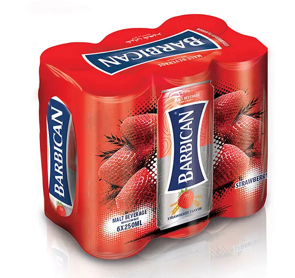 Barbican Strawberry Drink 6 Pcs 250 ml - view 2