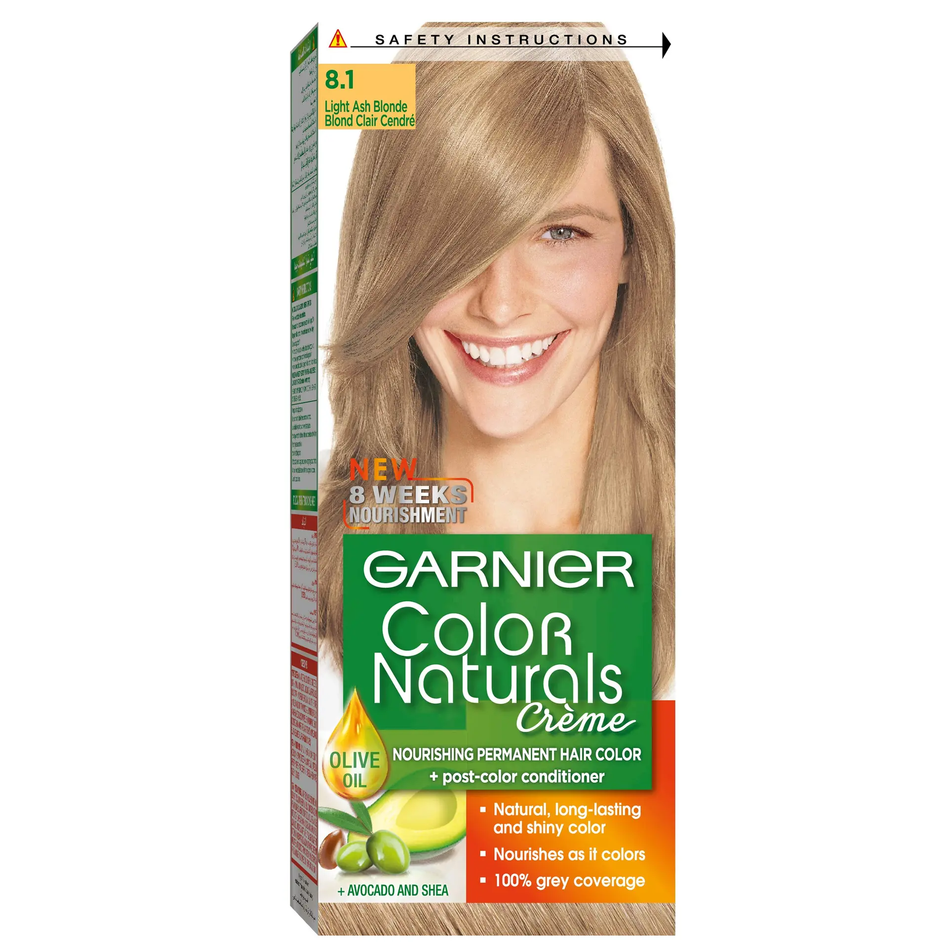 Garnier Hair Color Nature Light Ash Blonde Number 8.1  - view 6