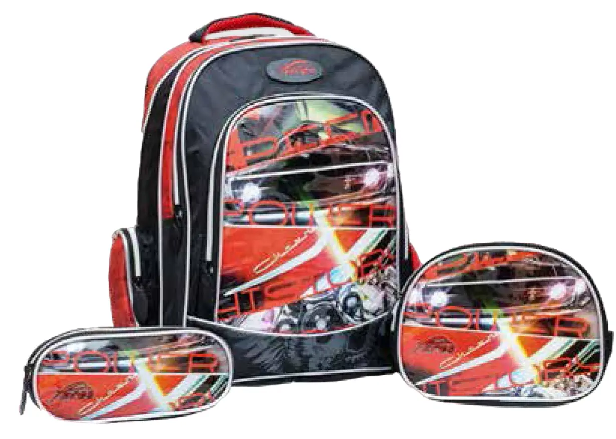 Fares Car School Bag With Pencil Case and Lunch bag  13 inch - view 3