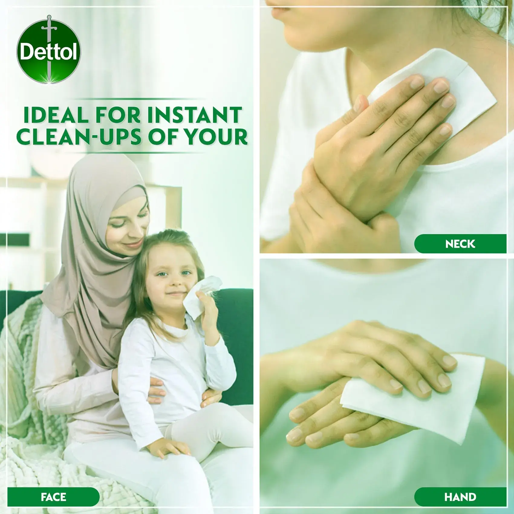 Dettol 2In1 Original Wet Wipes 120'S - view 4