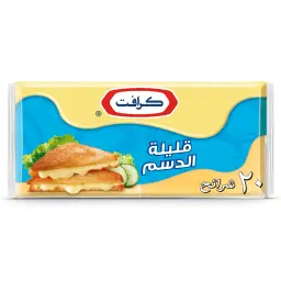 Kraft Cheese 20 Slices Light400G