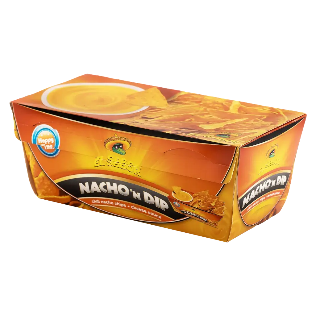 El Sabor Nachos Dip Chili Nacho Chips + Cheese Sauce 175G - view 1