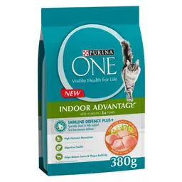 Purina One Dry Cat Food Indoor Advantage With Chicken 380 gm
