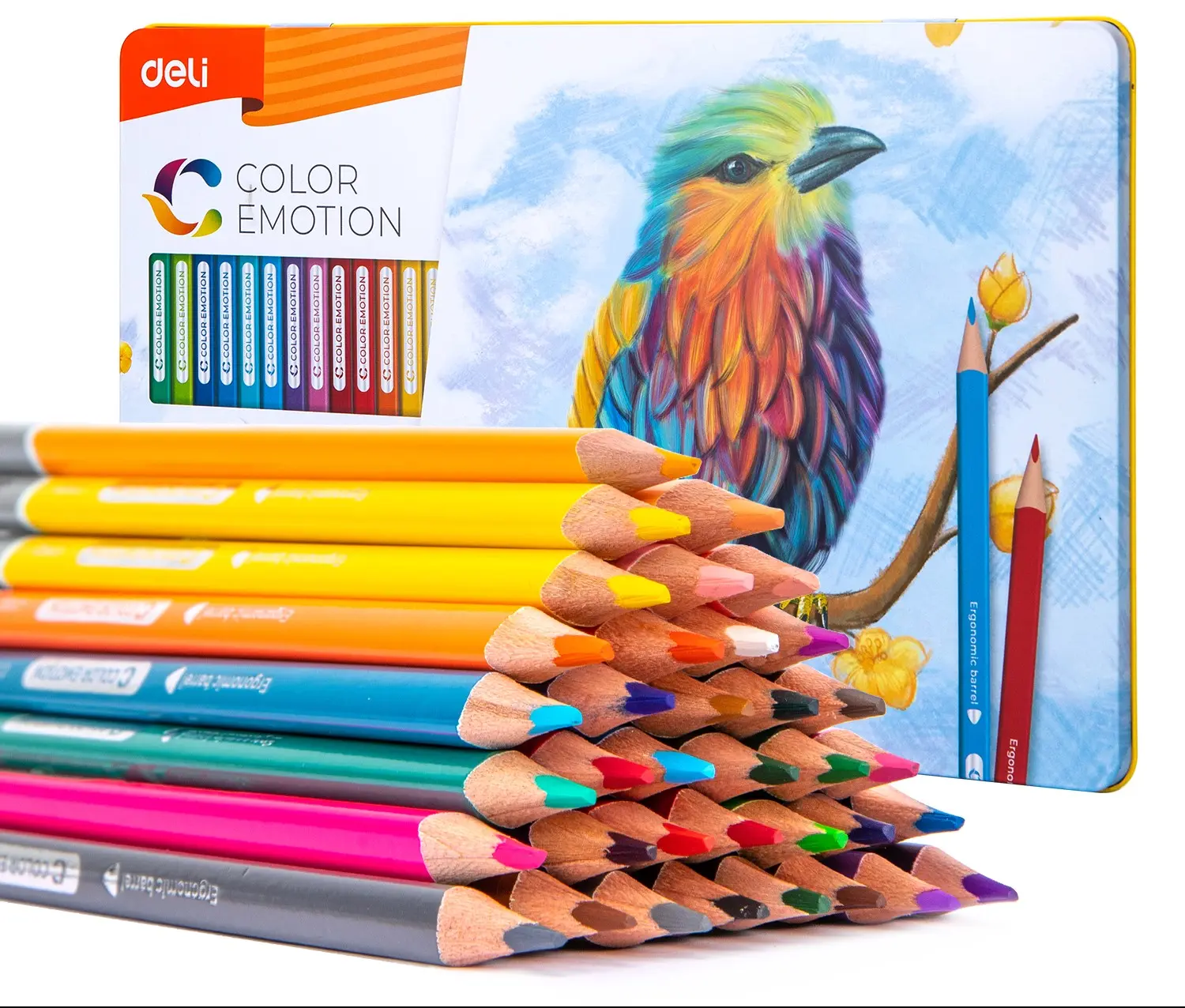 Deli Colored Pencil Metallic Roller 36 Color - view 3