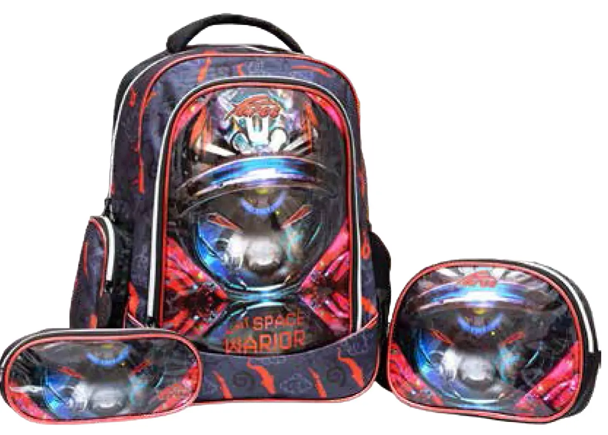Fares Space Warrior School Bag With Pencil Case and Lunch bag  13 inch - view 5